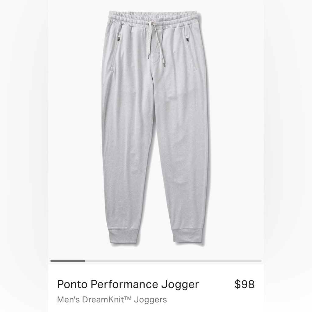 Platinum Heather Vuori Ponto Performance Jogger